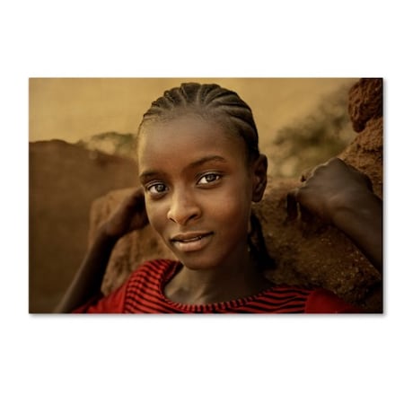 Trademark Fine Art Manuel Vilches 'Mirada' Canvas Art, 12x19 1X01486-C1219GG
